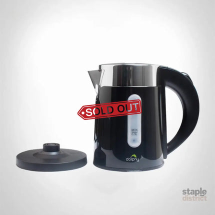 0.6L Stainless Steel Electric Kettle Black - Appliances > Kitchen Appliances > Kettles