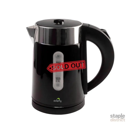0.6L Stainless Steel Electric Kettle Black - Appliances > Kitchen Appliances > Kettles