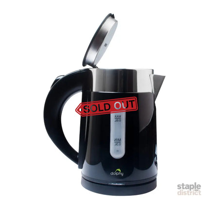 0.6L Stainless Steel Electric Kettle Black - Appliances > Kitchen Appliances > Kettles