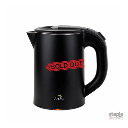 0.8L Stainless Steel Electric Kettle Black - Appliances > Kitchen Appliances > Kettles