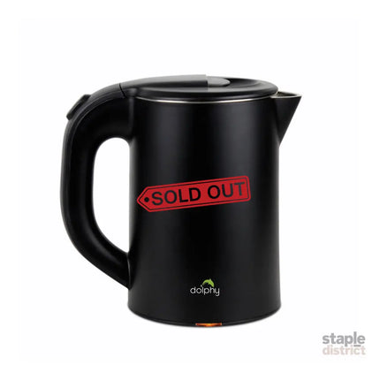0.8L Stainless Steel Electric Kettle Black - Appliances > Kitchen Appliances > Kettles
