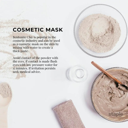 1.1Kg Organic Sodium Bentonite Clay Powder Tub Bucket - Cosmetic Montmorillonite - Commercial > Commercial Others >