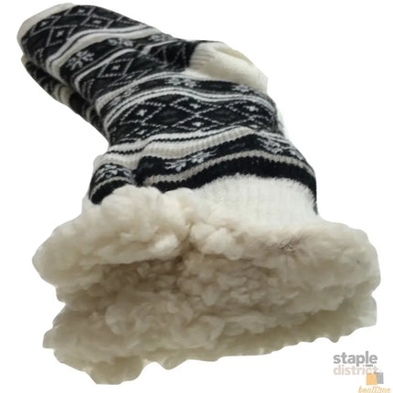 1 Pair Ladies Thick Fur Bed Socks Womens Soft Work Fluffy Slipper Non Slip - One Size - Fashion > Women’s Fashion >