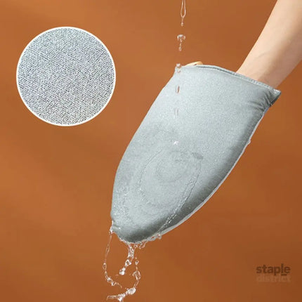 1 piece - Handheld ironing pad - Heat-resistant ironing mat - Portable ironing aid - Ironing tool - Steam glove with