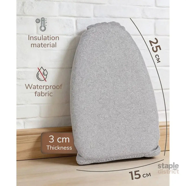 1 piece - Handheld ironing pad - Heat-resistant ironing mat - Portable ironing aid - Ironing tool - Steam glove with