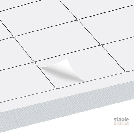 100 Sheet A4 Label White Matte Self Adhesive Sticker-2029387205633511427