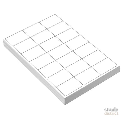 100 Sheet A4 Label White Matte Self Adhesive Sticker-2029387205633511424