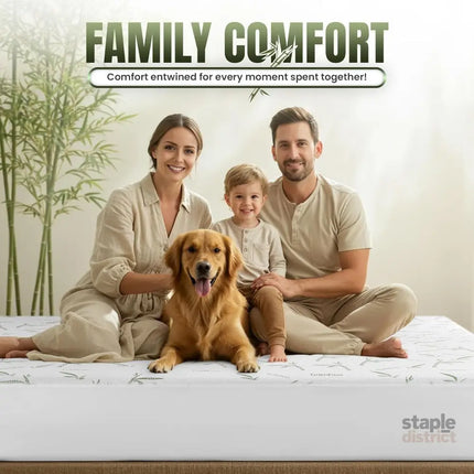 100% Waterproof Queen Mattress Protector Breathable Mattress Cover Queen Size Bed 3D Air Fabric Cooling Bed Pad Cover