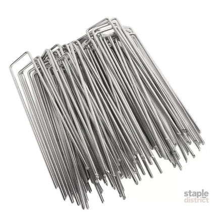 100pcs U Shape Ground Stakes Gardening Spikes Landscape Anchor Pins - Commercial > Commercial Others > Fencing &