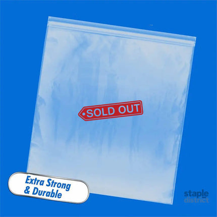 100X Bulk Clear Resealable PE Plastic Zip Bags - 22*32cm 100PCS - Commercial > Packaging > Postage Satchels & Boxes