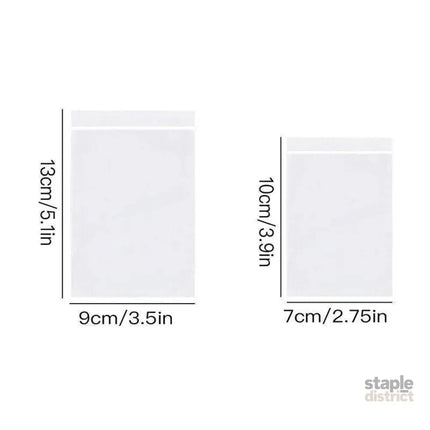 100X Bulk Clear Resealable PE Plastic Zip Bags - 32*45cm 100PCS - Commercial > Packaging > Postage Satchels & Boxes