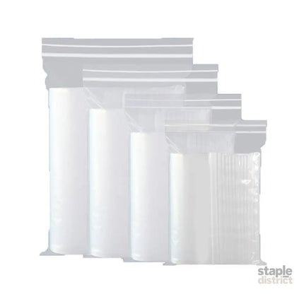 100X Bulk Clear Resealable PE Plastic Zip Bags - 32*45cm 100PCS - Commercial > Packaging > Postage Satchels & Boxes