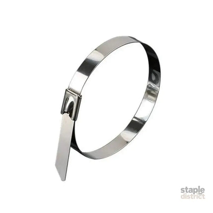 100x Stainless Steel Cable Ties SS304 Marine Grade Zip Strap Locking Wrap 100-800mm - 4.6*700mm - Commercial >