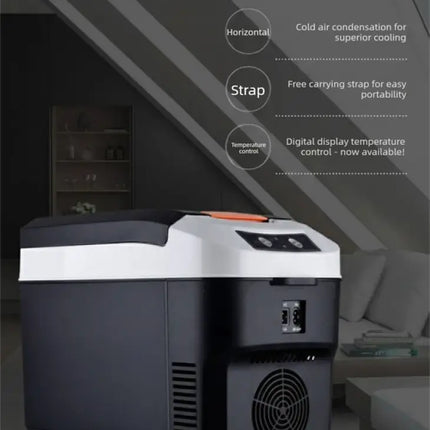 10L Portable Electric Cooler & Warmer Car Fridge with Digital Display 12V/240V Dual Power for Camping Road Trips & Home
