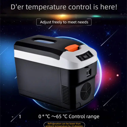 10L Portable Electric Cooler & Warmer Car Fridge with Digital Display 12V/240V Dual Power for Camping Road Trips & Home