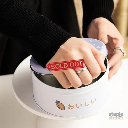 10PCS Cookie Tin Box Metal Biscuit Gift Box Candy Packaging Dragon Year Baking - Carrot Rabbit - Commercial > Packaging