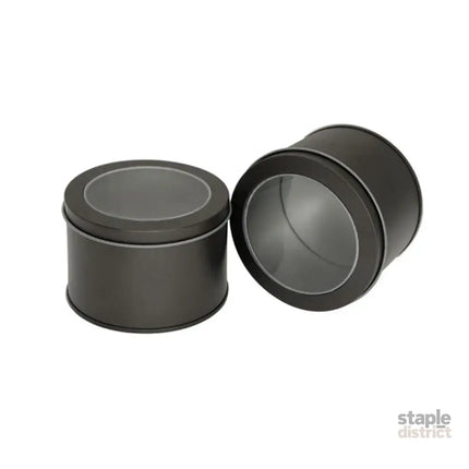 10pcs Open Window Cake Tin Box Bakery Biscuit Packaging Storage Tin Box Set - Gold - Commercial > Packaging > Postage