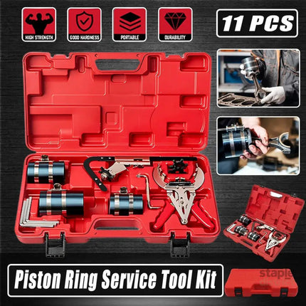 11X Auto Engine Piston Ring Service Tool Set Compressor Tools Kit for Car - Auto Accessories > Auto Accessories Others