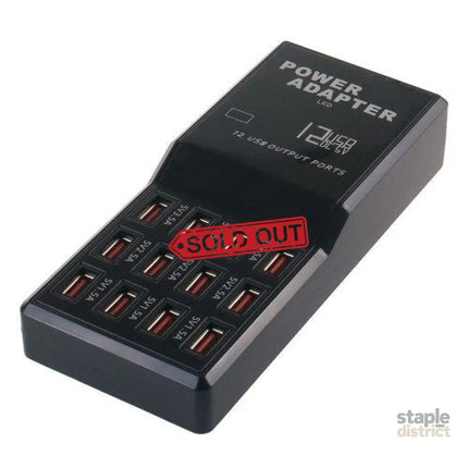 12-Port 60W USB Charge Station - Appliances > Fans > Portable Fans