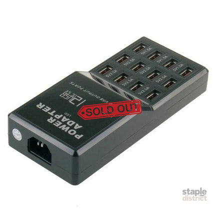 12-Port 60W USB Charge Station - Appliances > Fans > Portable Fans