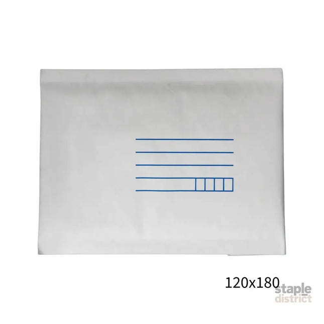 120x180mm White Padded Envelope with Printed Address Lines 100 Pack-2050056859796246528