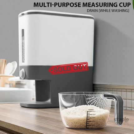 12Kg Automatic Grain Dispenser Cereal Rice Storage Box Kitchen Food Container - Commercial > Packaging > Postage