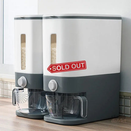 12Kg Automatic Grain Dispenser Cereal Rice Storage Box Kitchen Food Container - Commercial > Packaging > Postage