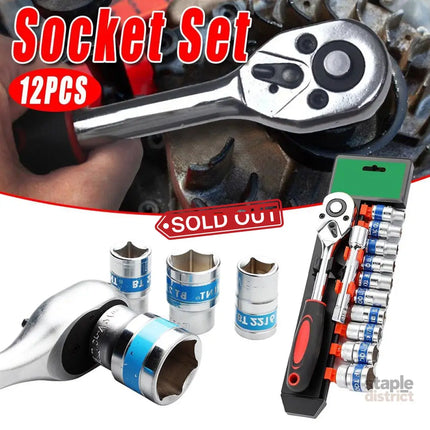 12PCS Household Wrench Portable Functional Adjustable Spanner Tool Kit - Tools > Other Tools > Hand Tools