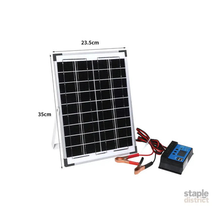 12V 10W Solar Panel Kit Mono Caravan-2018816730255724546