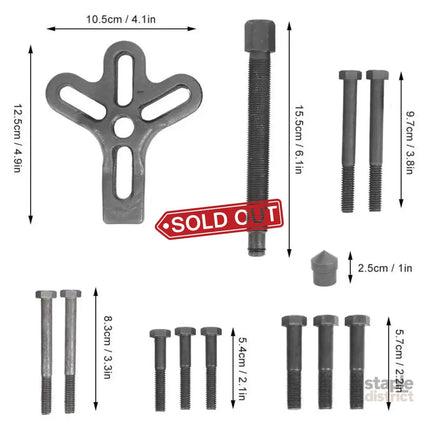 13 Piece Steering Wheel Removal Tool Kit Automotive Repair Disassembly Set - Auto Accessories > Auto Accessories Others