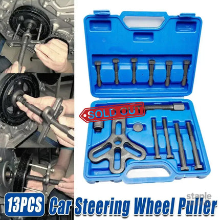 13 Piece Steering Wheel Removal Tool Kit Automotive Repair Disassembly Set - Auto Accessories > Auto Accessories Others