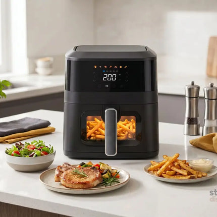 1400W 5L Non-Stick Digital Air Fryer with Clear Viewing Window - Appliances > Kitchen Appliances > Air Fryers