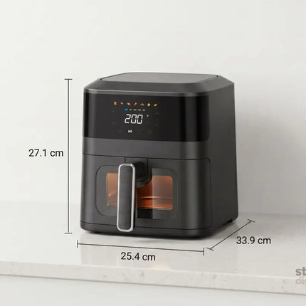 1400W 5L Non-Stick Digital Air Fryer with Clear Viewing Window - Appliances > Kitchen Appliances > Air Fryers
