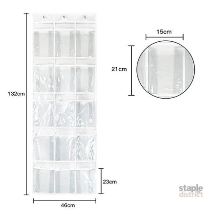 15 Pockets Waterproof Hanging Over The Door Organizer For Accessories Storage - Baby & Kids > Kid’s Furniture > Toy