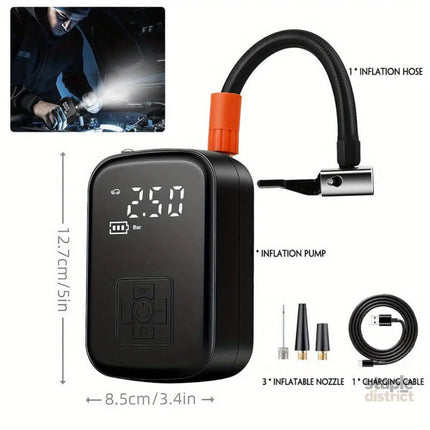150PSI Portable Cordless Air Compressor Tire Inflator - Auto Accessories > Auto Accessories Others > Automotive Repair