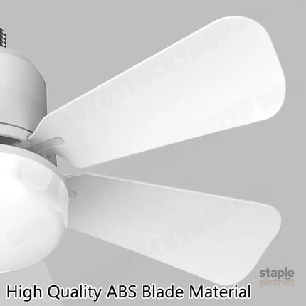 16.5 Ceiling Fan with LED Light 3-Speed Remote Control - Appliances > Fans > Ceiling Fans