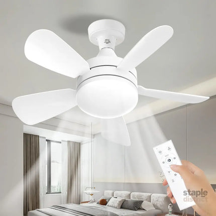 16.5 Ceiling Fan with LED Light 3-Speed Remote Control - Appliances > Fans > Ceiling Fans