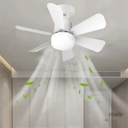 16.5 Ceiling Fan with LED Light 3-Speed Remote Control - Appliances > Fans > Ceiling Fans