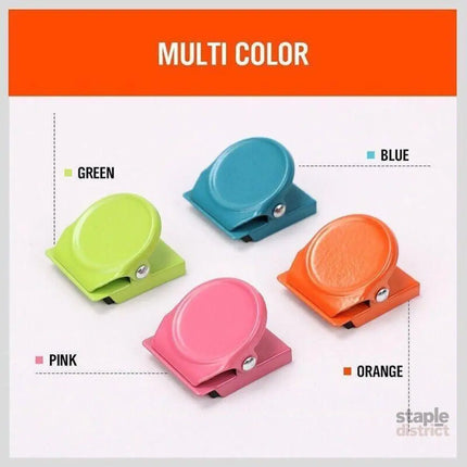 16 Magnetic Clips Fridge Strong Magnet Metal Clamp Note Photo Hanger Holder Hook - Commercial > Commercial Others >