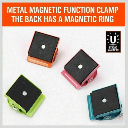 16 Magnetic Clips Fridge Strong Magnet Metal Clamp Note Photo Hanger Holder Hook - Commercial > Commercial Others >