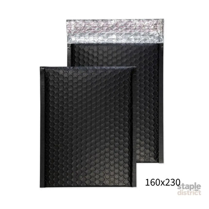 160x230mm Black Bubble Padded Envelope 50 Pack-2050056861457190912