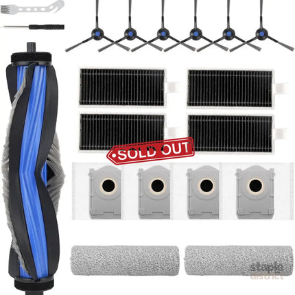 17 PCS Accessories for ECOVACS DEEBOT X8 PRO Omni Robot Vacuum Cleaner - Appliances > Vacuum Cleaners > Stick Vacuums