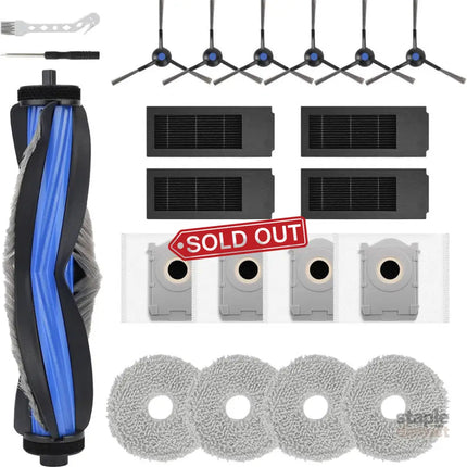 19 PCS Accessories for ECOVACS DEEBOT T50 PRO Omni Robot Vacuum Cleaner - Appliances > Vacuum Cleaners > Stick Vacuums