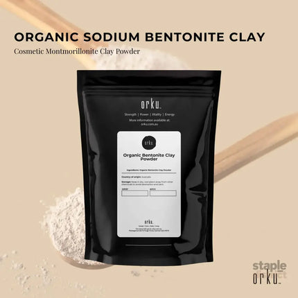 1Kg Organic Sodium Bentonite Clay Powder - Cosmetic Montmorillonite - Commercial > Commercial Others > Retail