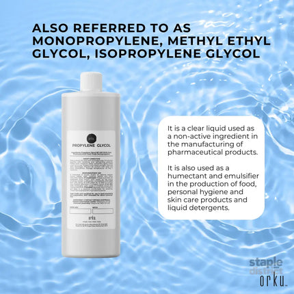 1L Propylene Glycol BP USP 99.9% Pure Pharmaceutical Food Grade Monopropylene - Health & Beauty > Skincare > Facial