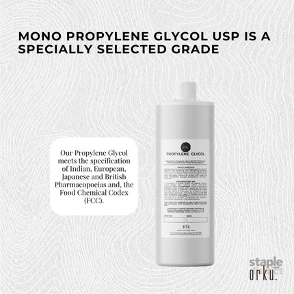 1L Propylene Glycol BP USP 99.9% Pure Pharmaceutical Food Grade Monopropylene - Health & Beauty > Skincare > Facial