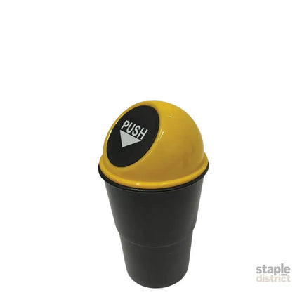 1x 550ml Mini Car Rubbish Bin - Cup Holder Trash Can Coin Ashtray Random Colour - Appliances > Kitchen Appliances >