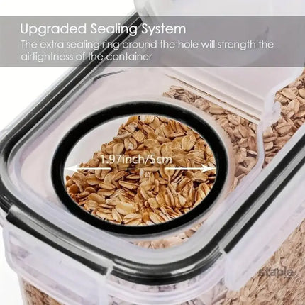 2.5L Kitchen Organizer Transparent Grocery Storage Jar for Food and Pantry Use - Commercial > Packaging > Postage