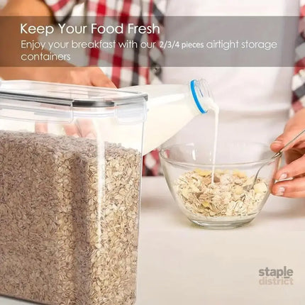 2.5L Kitchen Organizer Transparent Grocery Storage Jar for Food and Pantry Use - Commercial > Packaging > Postage