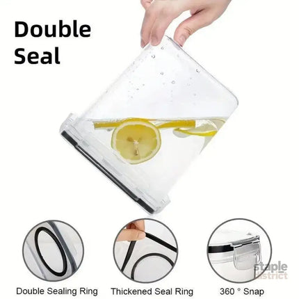 2.5L Kitchen Organizer Transparent Grocery Storage Jar for Food and Pantry Use - Commercial > Packaging > Postage
